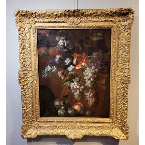 Pieter III Casteels (1684-1749) Still Life Of Fruits And Flowers