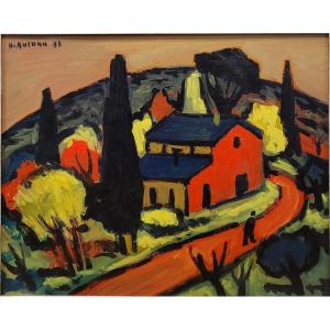 Henri Autran (1926-2007) The Solitary Walker