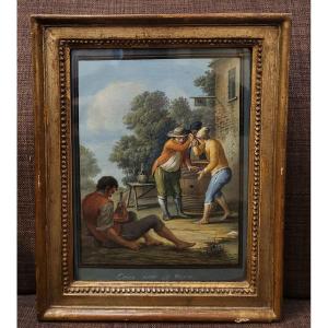 Saverio Xavier Della Gatta (act.1777-1829) Il Gioco Della Morra