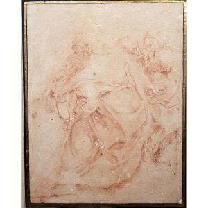 Italian School, 18th Century. Woman And Her Child.