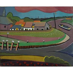 Raymond Dalifard (1901-1975) Canal In Holland