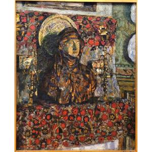 Augustin Carrera (1878-1952) Art Nouveau Interior