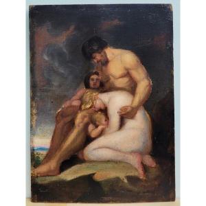Entourage d'Antoine Etex, Cain And His Race Cursed By God