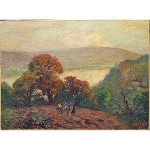 Jean Rémond (1872-1913) Brittany Landscape
