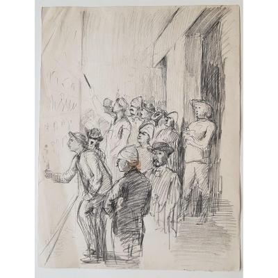 Felix Regamey (1844-1907) Visit Of A Pyramid