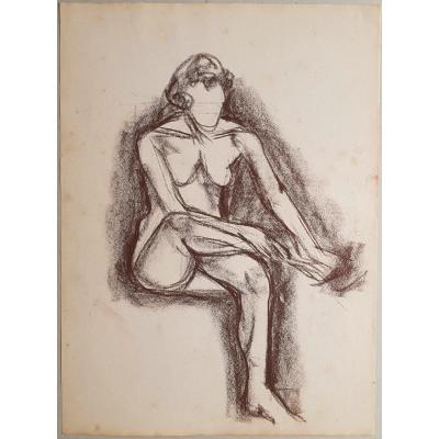 René Seyssaud (1867-1952) Seated Woman