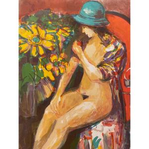 Pierre Cornu (1895-1996) Woman In The Red Armchair