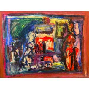 Bernard Damiano (1926-2000), The Painter And His Model