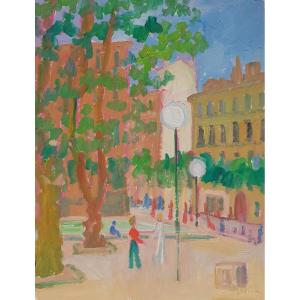 François Diana (1903-1993) Place In Marseilles