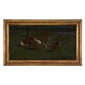 The Geese, 1855, Juliette Peyrol-bonheur (1830-1891)