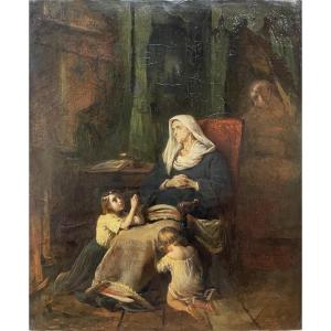 Aimée Brune-pagès (1803-1866), "the Grandmother", 1841