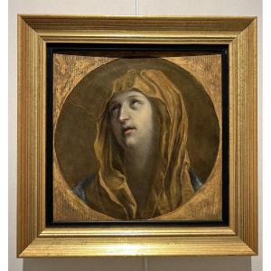 French School, 19th Century, After Guido Reni, Face Of The Virgin 