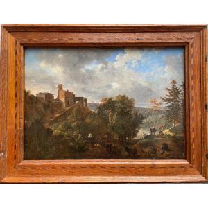 Nicolas-antoine Taunay (1755-1830), View Of An Italian Village.