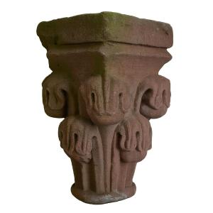 Foliated Hook Capital, Alsace, Circa 1300.