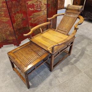 China - Long Armchairs - Daoguang Period - Circa 19ème.
