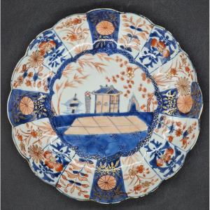 China - Polylobed Hollow Dish - Imari Decor - Kangxi 1700