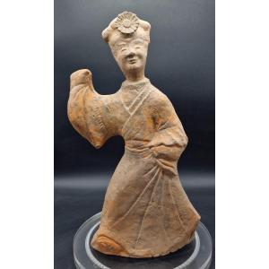 China - Terracotta Dancer - Sichuan Province - Han Dynasty - Tl