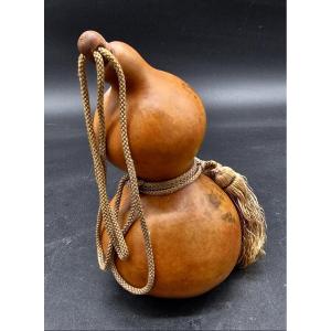 Japan - Double "hyotan" Sake Flask (tokkuri) - Meiji - 19th.