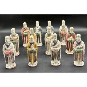 China - Set Of 12 Zodiac Figurines  - Yuan - Tl
