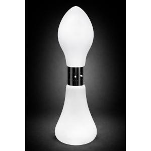 Space Age Floor Lamp In Opaline Glass - Carlo Nason - Mazzega Edition - Circa 1968–1975