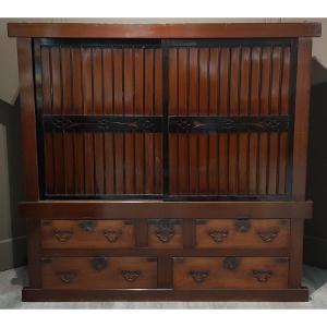 Japan - Futon-dansu à Deux Corps - Meiji 19th.