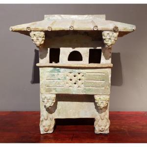 China - Important Balcony House - Han Dynasty (206 Bc - 220) - Tl