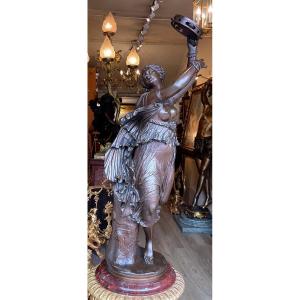 Bronze By Jean Baptiste Auguste Clésinger (1814-1883) "zingara"