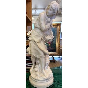 Marble By Mathurin Moreau (1822-1912) “the Oyster Bed”