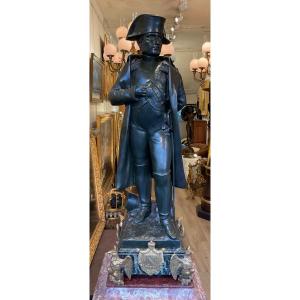 Large Bronze Of Napoleon Bonaparte, Follower Of Canova, Late 19th Century