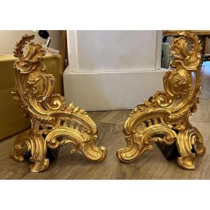 Louis XV Style Decorative Ormolu Mantelpieces