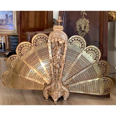 Louis XVI Style Gilt Bronze Firewall