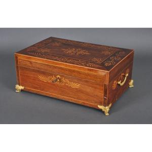 Charles X Period Box In Rosewood