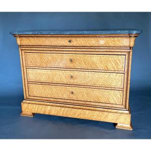 Charles X Period Maple Chest Of Drawers By Othon Kolping (1775-1853)
