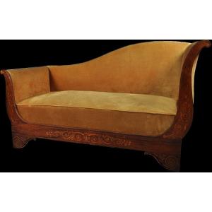 Charles X Period Rosewood Daybed