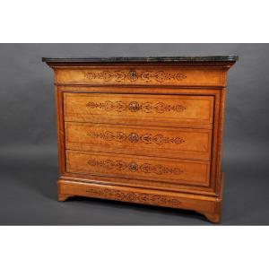 Charles X Period Chest Of Drawers In Maple