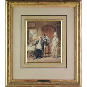 Edme-jean Pigal 1798-1872. “at The Parish Priest's House.”