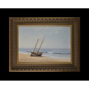 French School, Early 20th Century. "seaside."