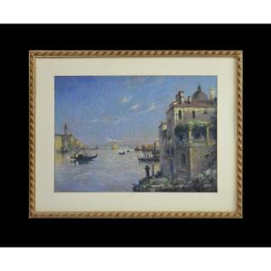 Italian School Circa 1930. "view Of Venice."