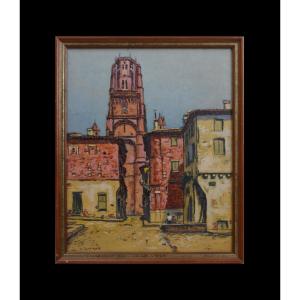 René Ligeron 1880-1946. "saint Cecilia Cathedral In Albi."