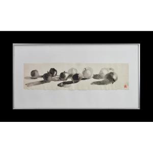 Western School, 20th Century. "still Life Of Apples."