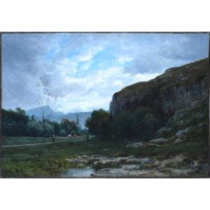 Horace Antoine Fonville 1832-1914. "landscape."