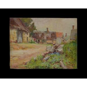 édouard Pail 1851-1916. "farmyard"