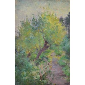 Jules-cyrille Cavé 1859-1940. "landscape."