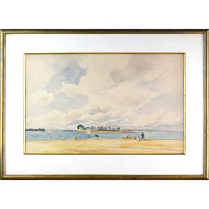 Raymond Renefer 1879-1957. "l'île Tudy, Dans Le Finistère."