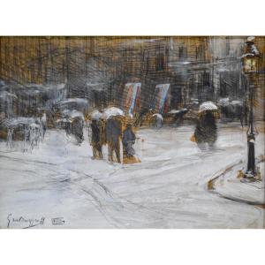 Gaston Frédéric De Burggraff Born In 1857. Irish School.