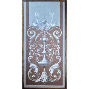 French School XIXᵉ Century. "napoleon III Period Decor Project."