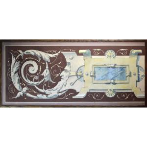 French School 19ᵉ Century. "napoleon III Period Decor Project."
