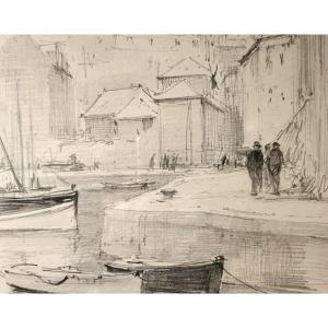 England, Mevagissey Paul Emile Lecomte (1877-1950)