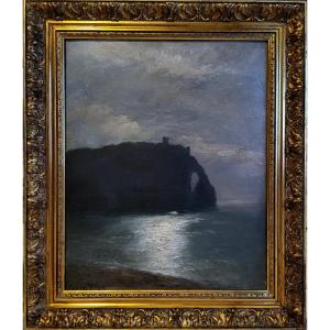Etretat (georges Villain 1854-1930)