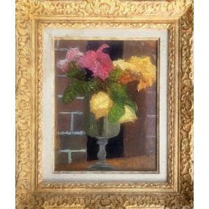 Peonies And Lilacs Narcisse Guilbert (1867-1942)